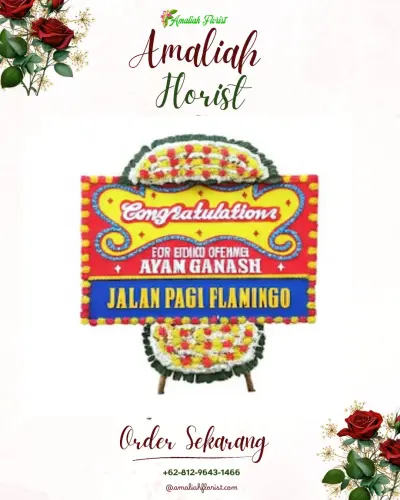Bunga Papan Congratulation di Ciaruteun Ilir